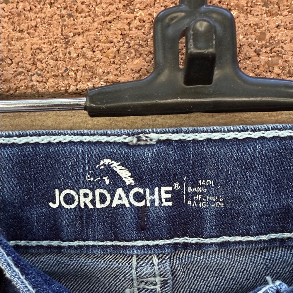 Jordache Kids Denim Shorts with White Lace Girl's Size 6 - Picture 2 of 7